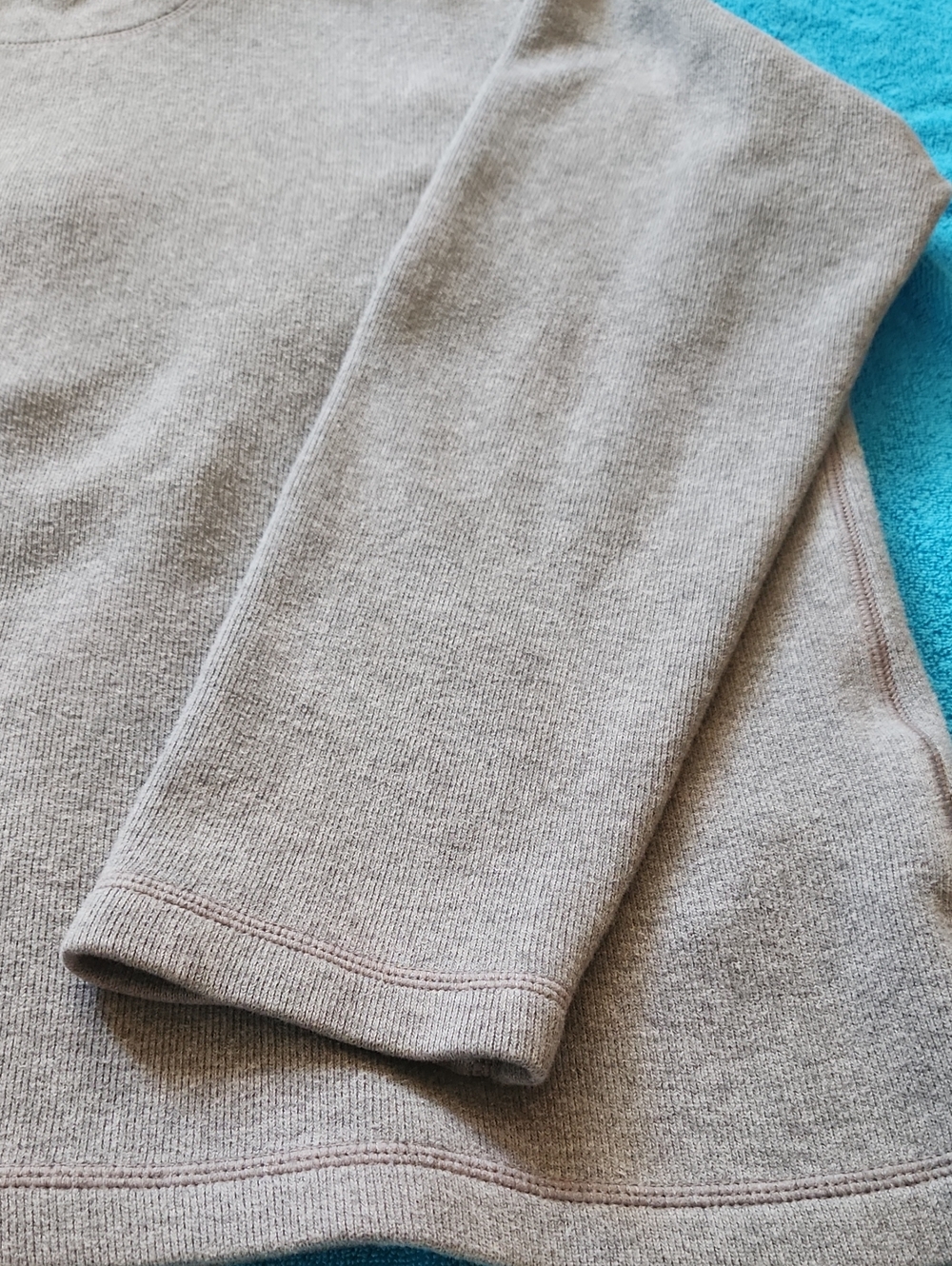 Tommy Bahama Women's Half-Zip Sweatshirt Size XL Grey - Picture 6 of 7